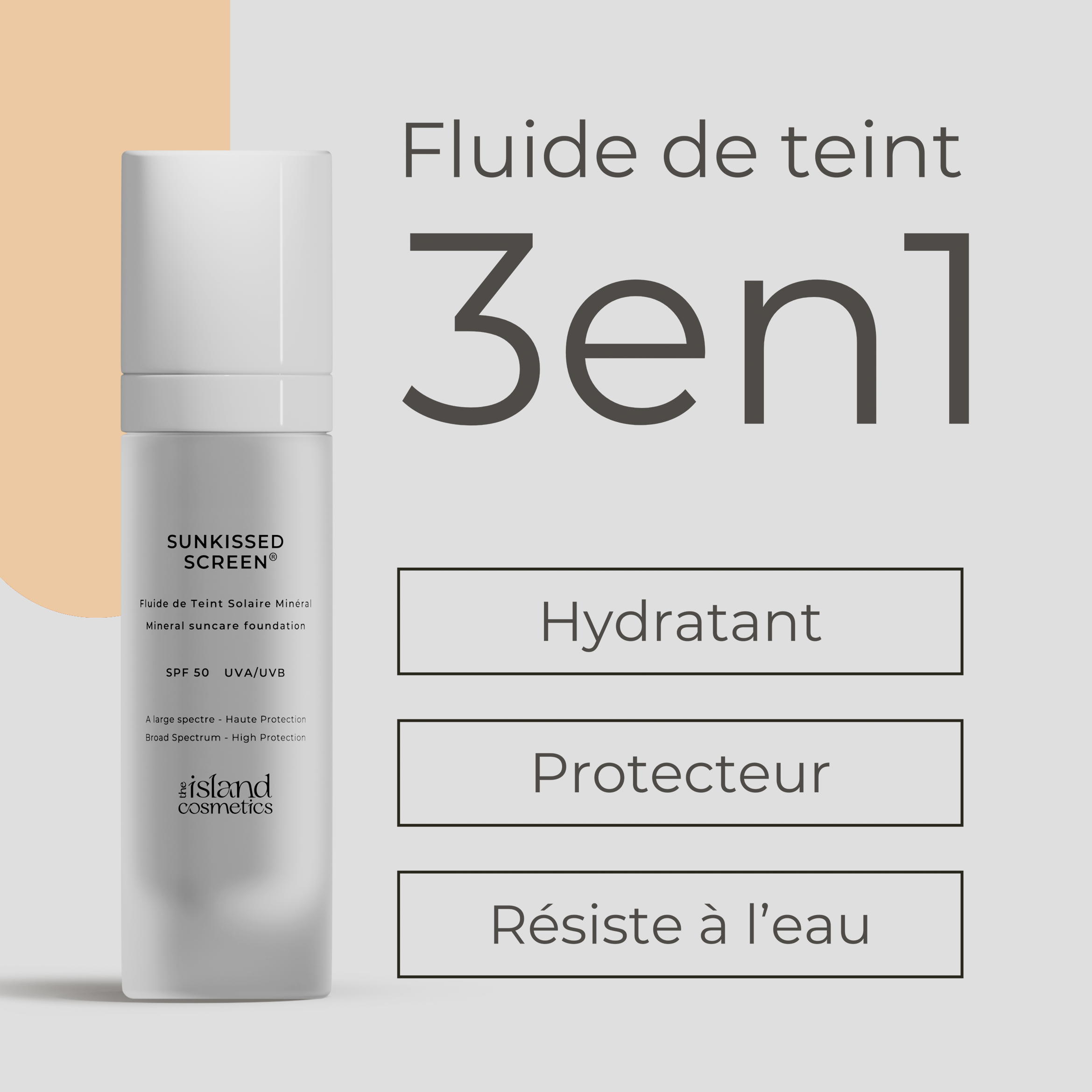 Fond de Teint Hydratant SPF 50 - Visage