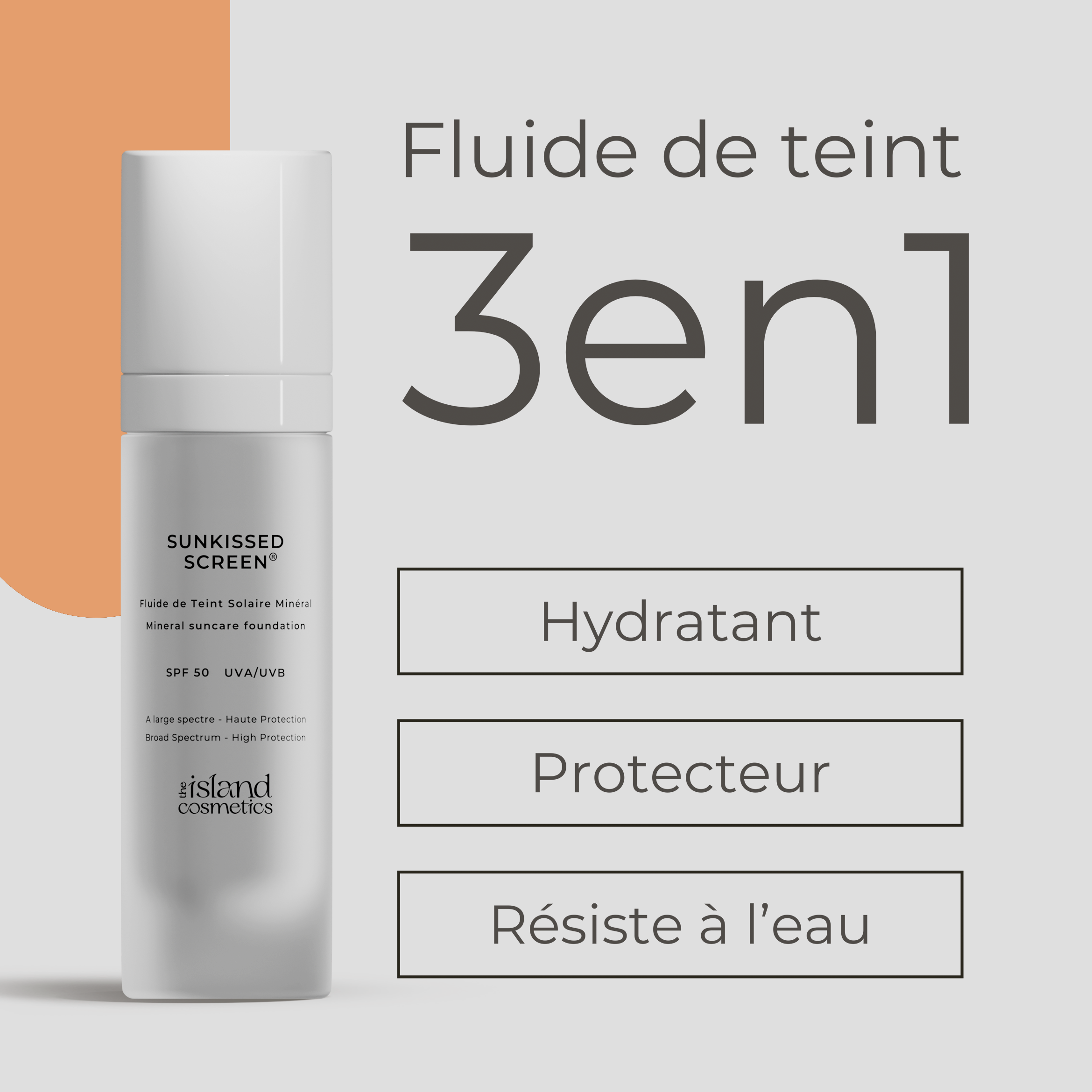 Fond de Teint Hydratant SPF 50 - Visage