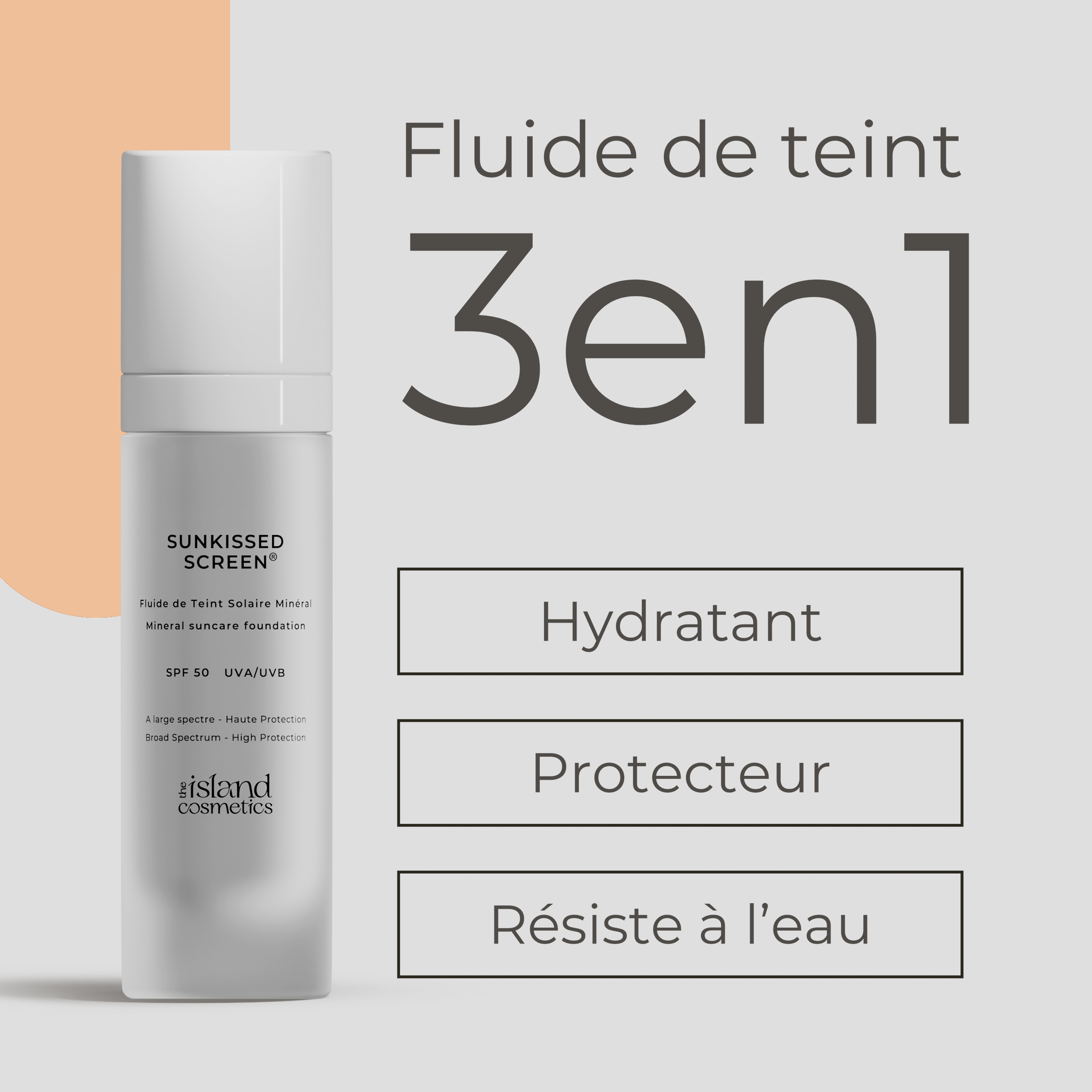 Fond de Teint Hydratant SPF 50 - Visage