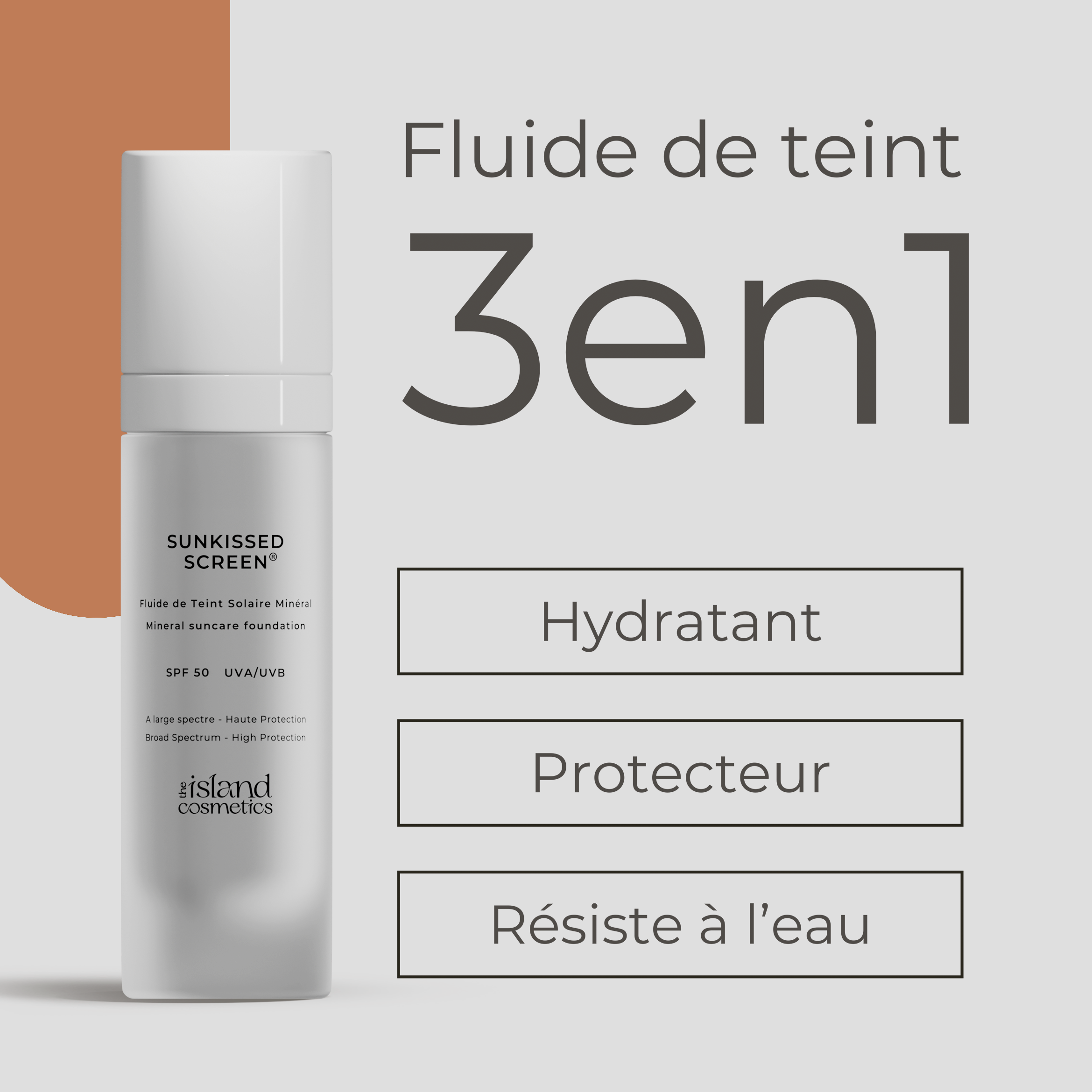 Fond de Teint Hydratant SPF 50 - Visage