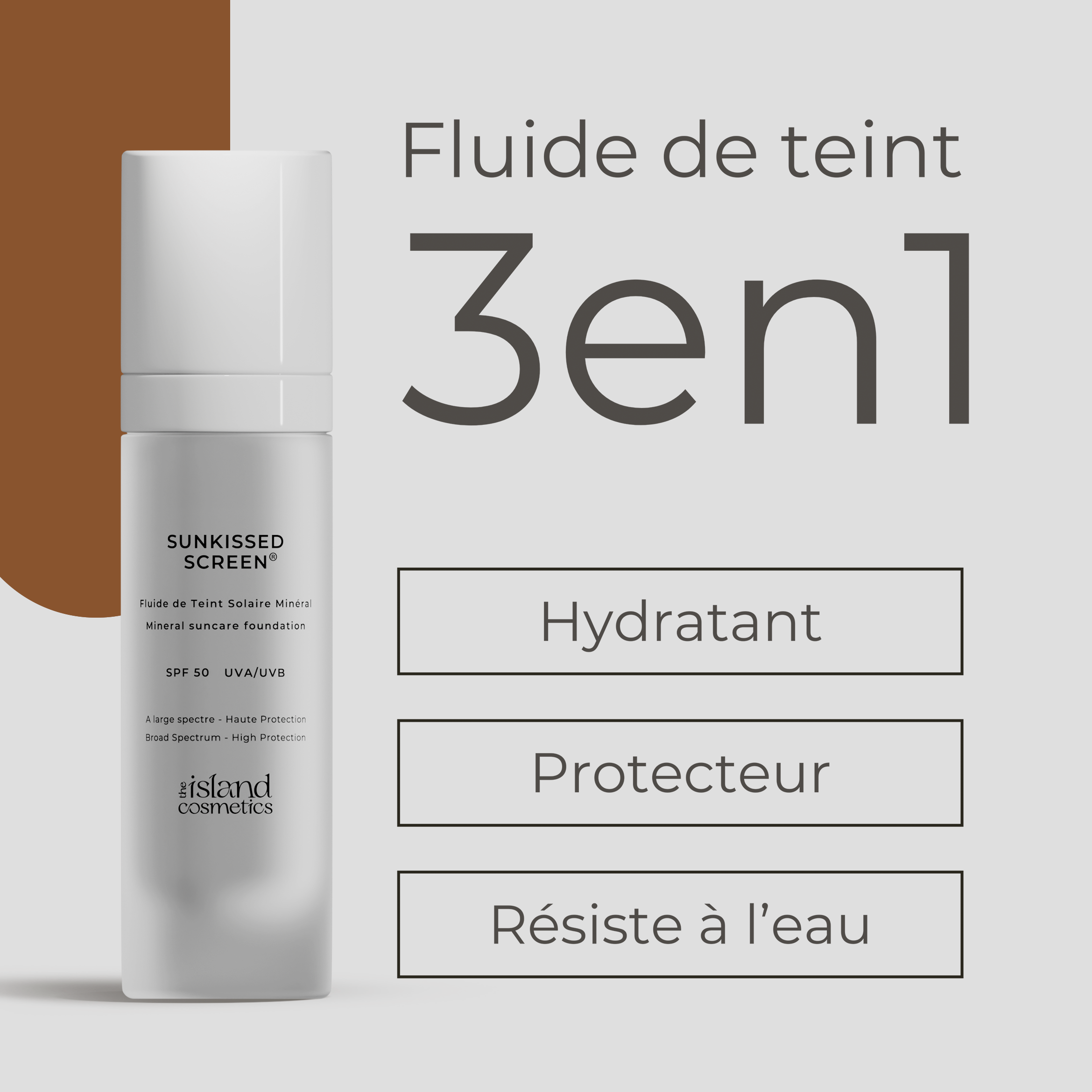 Fond de Teint Hydratant SPF 50 - Visage
