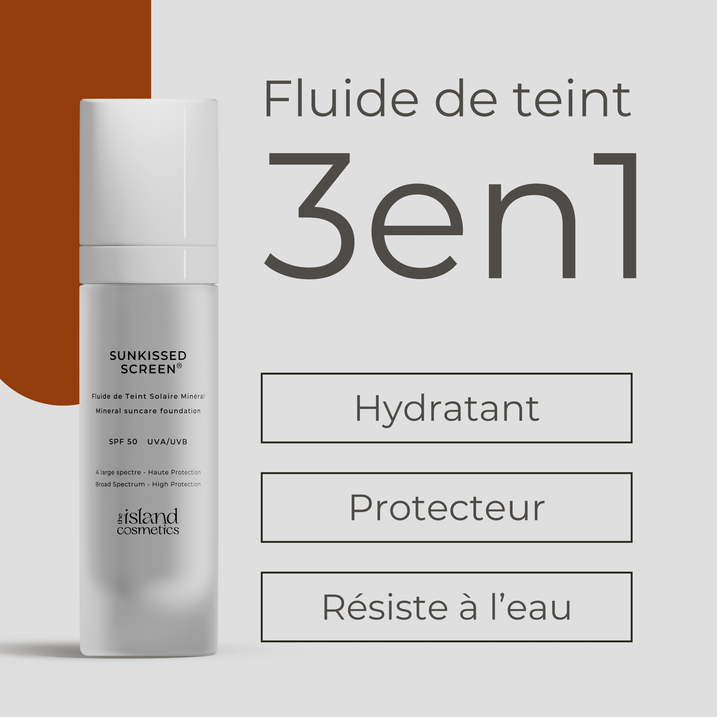 Fond de Teint Hydratant SPF 50 - Visage